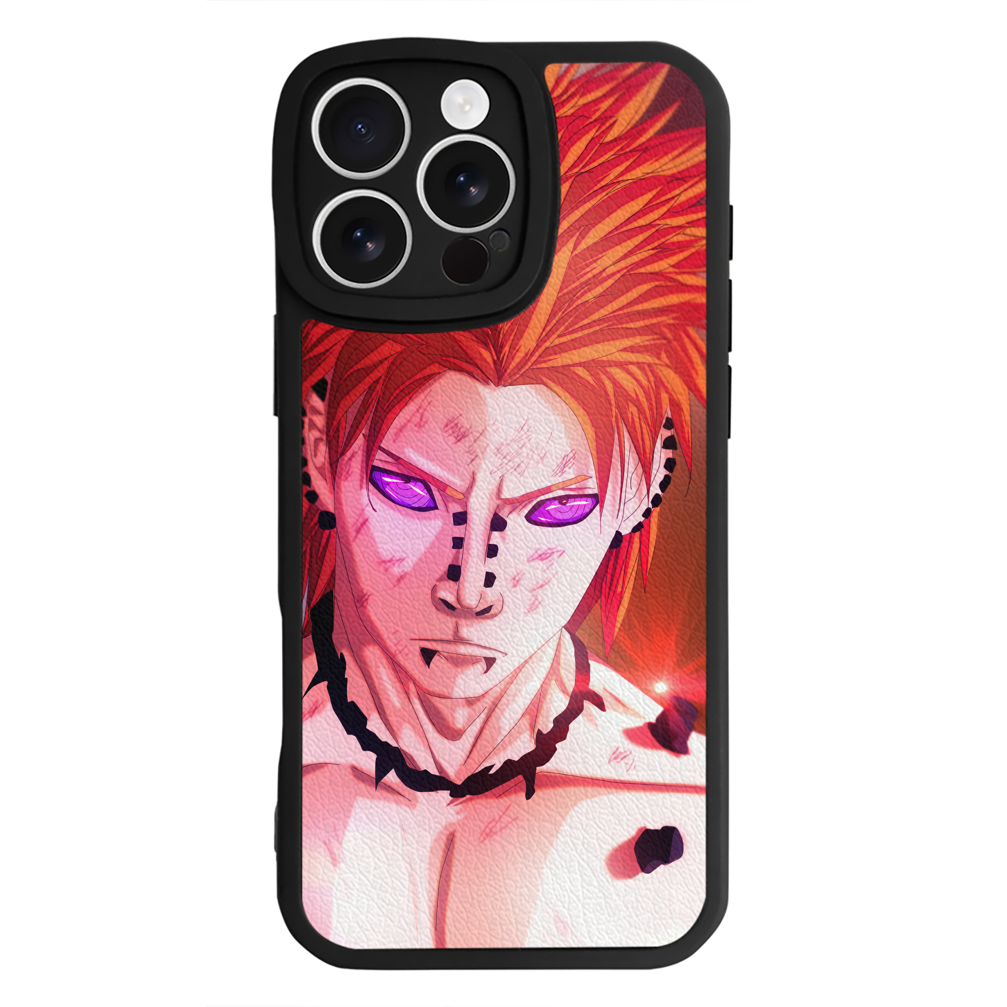 （画像用） NARUTO -ナルト- NARUTO -ナルト- 疾風伝 【iPhone 16シリーズ対応】シリコンスマホケース（レザー調） 材質：シリコン